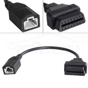 Audi Skoda VW 2×2 to 16 Pin OBDII Diagnostic Adaptor Cable