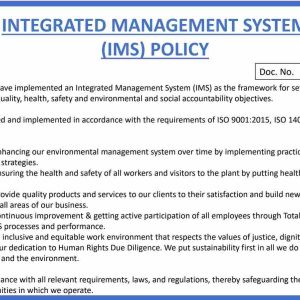 IMS Policy