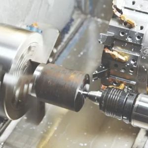 lathe machine process
