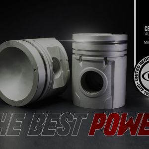 Pistons for automotive diesel and petrol engines, as well as for refrigeration and air compressor
