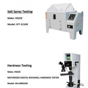 Testing Facilities
