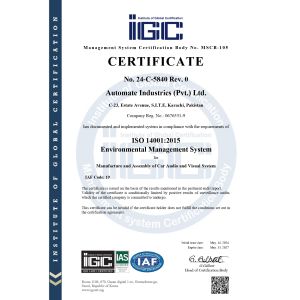 ISO 14001:2015 Environmental Management System